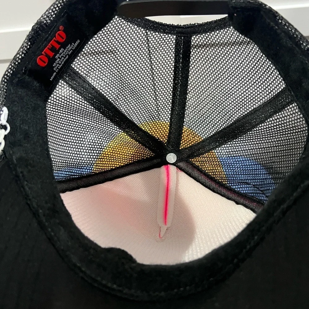 OTTO Pink and Black 'MAMA' Cap